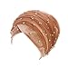Produktbild Fuibo Frauen mit Kapuze Schals Turban Cap Muslim Hijab Wrap Kopftuch Krawatte Hut Headwear | Islamische Kopfbedeckung Strass Muslim Turban Cap Kopftuch (Khaki)