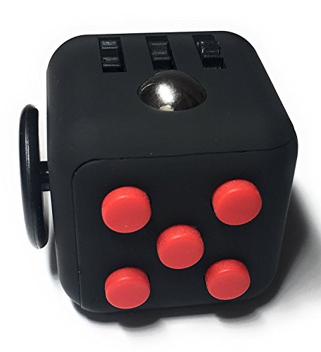 Best Selling Fidget Cube from FidgetPro - Best Rated Fidget Cube on the Market - Premium Quality with Rubber Button and Vinyl Plastic EDC Focus Toy for Kids & Adults on Amazon Guaranteed - Perfect For ADD, ADHD, Anxiety and Stress - 100% Money Back Guarantee - Red on Black - Warehoused and Shipped by Amazon - Newest Edition. Best Selling Fidget Cube from FidgetPro - Best Rated Fidget Cube on the Market - Premium Quality with Rubber Button and Vinyl Plastic EDC Focus Toy for Kids & Adults on Amazon Guaranteed - Perfect For ADD, ADHD, Anxiety and Stress - 100% Money Back Guarantee - Red on Black - Warehoused and Shipped by Amazon - Newest Edition.