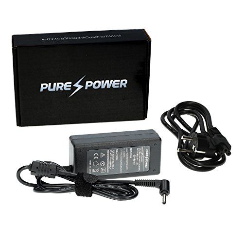 PURE⚡POWER® Laptop Netzteil für Asus R202CA mit freie EU Stromkabel (19V, 2.37A, 45W, 4mm - 1.35mm)