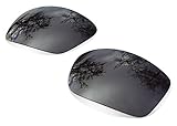 18% de transmision de la luz sunglasses restorer Lentes Polarizadas Black Irirdium para Oakley Hijinx