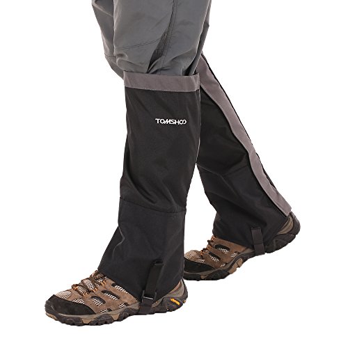 TOMSHOO Polainas Montaña Impermeable Unisex Protección a las Piernas