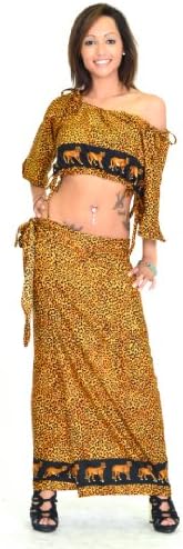 SUNROSE Swimsuit Top N Bottom Wrap Around Skirt &amp; Top Beach Cover Up