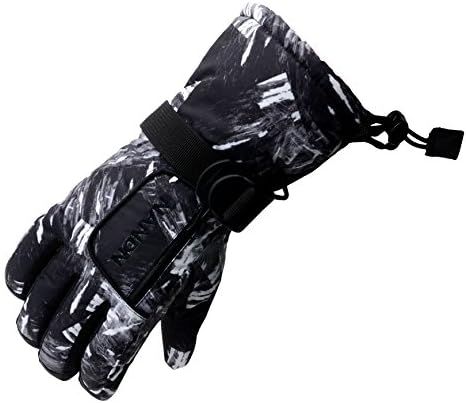 Arcweg Ski Gloves Men Women Kids Age 5 to Adult Super Comfy Thicken Fleece Lining Waterproof Bag Inside Lightweight