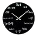 Produktbild Mathe Wanduhr in schwarz - mathematische Formeln Unterricht