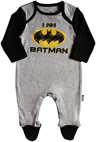 Official Certified Batman DC Comics Baby Boy's Romper Sleepsuit All in One Onesie (9-12 Months)