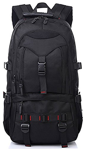 Rucksack Damen Herren Studenten Backpack Tocode Laptop Rucksack f  r 17  Notebook Sch  ler Backpacks Schultaschen mit zwei Seitentaschen f  r Wandern 