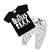 Phenovo 2pcs Toddler Kids Baby Boy T-shirt+Long Pants Outfits Clothing Set 80cm RS.760.00