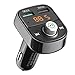 Price comparison product image Criacr Bluetooth FM Transmitter, Wireless In-Car FM Radio Transmitter Adapter with Dual USB Charger, Quick Charge 3.0, Support USB Flash Disk, Hands-free Call for iPhone, Samsung, Tablet PC, etc.