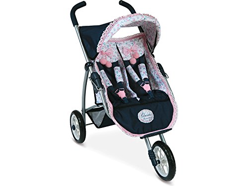 Jose Cuevas Jose Cuevas90314 48 x 70 x 75 cm 3 Folding Wheel Twin Stroller