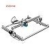 Produktbild KKmoon A3 Pro 2500mW Desktop Mini USB Laser Graviermaschine Lasergravierer Engraving Carving Maschine Gravur Schnitzmaschine DIY Laserdrucker mit Schutzbrille