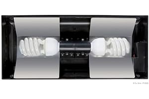 EXO TERRA Exoterra Galerie Compacte Top 45 cm 2 Douilles pour Reptiles et Amphibiens