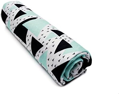 Luxury 100% Bamboo Muslin Large Swaddle Blanket 120cm x 120cm, Antibacterial, UV Protection, Super Soft