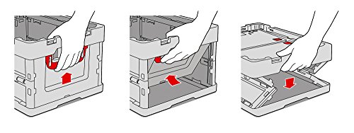 Profi-Faltbox mit Deckel 2er Set Auer Faltbox, FBB 43/22, 40x30x22 cm, 21 Liter, Behälter Stapelbehälter Aufbewahrungskiste Transportbox Plastikbox - 5