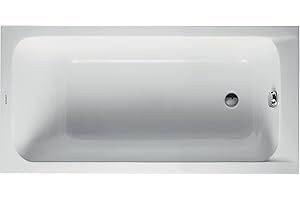 DURAVIT Baignoire D-CODE, 170x75, à encastrer, écoulement latéral, Blanc Réf 700107000000000