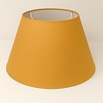 Paralume Artigianale In Cotone | Cilindro Blu Per Lampade Da Tavolo O Sospese - 30x20 Cm - Foto 13