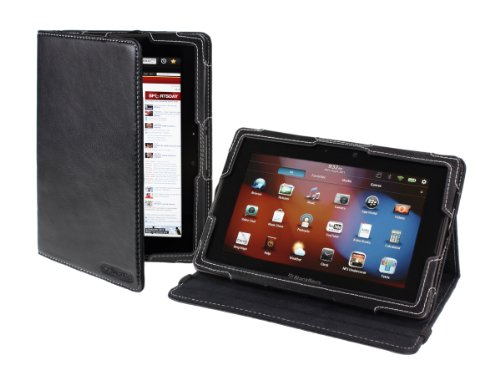 Cover-Up Version Stand Case Hülle Tasche Etui für BlackBerry PlayBook Tablet PC Mit Standfunktion in Schwarz