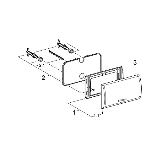 Grohe Betätigungsplatte, 1 Stück, 37053SH0 - 2