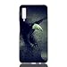 Produktbild Everainy Kompatibel für Samsung Galaxy A7 2018 Hülle Silikon Bumper Gummi Cover Hüllen für Galaxy A7 2018 Handyhülle Stoßfest TPU Stoßstange Schwarz Schutzhülle (Adler)