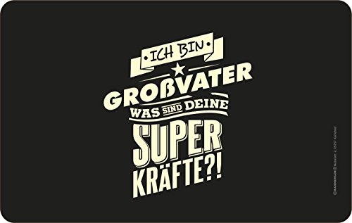 Original RAHMENLOS Brettchen für den Opa Ich bin Großvater, was sind deine Superkräfte?