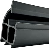Contacall Steel Door Wick Steel Door Seal 6 Meters Black