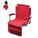 Produktbild LaDicha Outdoor Picknick Camping Strand Klappstuhl Weiche Breite Gepolsterte Stadion Stuhl Sitz mit Schulterriemen