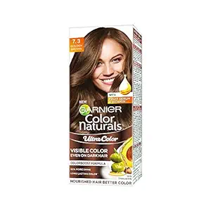 Garnier Color Naturals Cr?me Riche Hair Color, 730 Golden Brown, 55ml + 50g