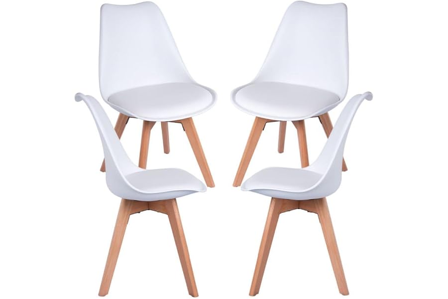 Regalos Miguel - Packs Sillas Comedor - Pack 4 Sillas Synk Basic - Blanco