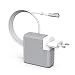 Produktbild MacBook Pro Ladegerät, MacBook Ladegerät, MacBook Air Ladegerät 60W MagSafe 1 L-Form Netzteil - Funktioniert mit 45W / 60W MacBooks 11" & 13" Zoll (vor Mitte 2012 Modelle)