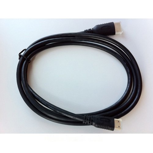 SODIAL(Wz.) Kabel Verbindungskabel HDMI Mini auf HDMI Stecker 1,8 m Kabel (schwarz) - 2