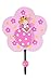 Large Single Wooden Pink Princess Coat Hook for Girls Nursery or Bedroom Accessories