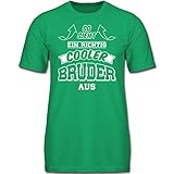 Das einfarbige, gerade, locker geschnittene Shirt für Jungs ist mit lustigen Sprüchen oder Motiven bedruckt genau das richtige für kleine Jungen und eignet sich auch toll als Geschenk