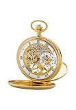 Regent Unisex-Armbanduhr Analog Handaufzug One Size, gold