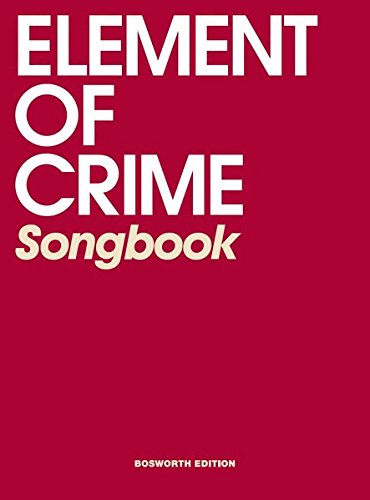 Preisvergleich Produktbild Element Of Crime Songbook