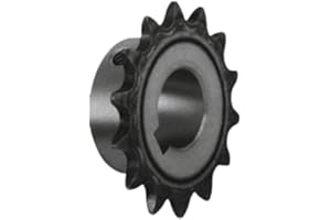 CMW - Pignon pré alésé - Acier - Simple denture - 10B1-32 dents - Pas de 15,8 mm avec alésage de 20 mm