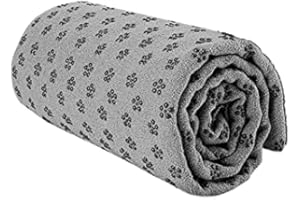 Morbuy Serviette de Yoga en Microfibre Tapis de Yoga avec Surface Antidérapante, Idéal pour Le Yoga Chaud Tapis de Fitness pour Yoga Pilates Voyage Pique-niques