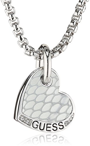 Guess Damen Halskette Metall 45.0 cm wei
