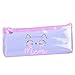 Produktbild YSINFOD Cartoon Federbeutel Persönlichkeit Stift Federmäppchen Schreibwaren Beutel Tasche Kleine Katze Kosmetiktasche Bleistiftbeutel Make-Up Pack Für Mädchen Studenten