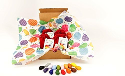 Crayon Rocks Sixteen Colors in a Red Velvet Bag (Pack of 4 in a Box)
