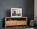 Produktbild KAWOLA TV-Board Lowboard Live Edge Akazie Massiv-Holz Baumkante B/H/T: 115x50x40cm