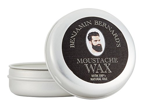 Bartwachs für starken und langen Halt – natürliches Wachs, Jojobaöl, Avocadoöl – einfache Anwendung und frischer Duft – 25 ml - 6