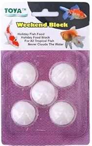 Toyaa Weekend Block Holiday Fish Food for All Tropical Fish