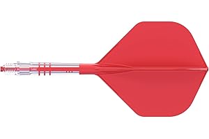 CUESOUL ROST T19 Asta e Aletta per Freccette Integrate in Carbonio, Forma Standard Grande, Set da 3