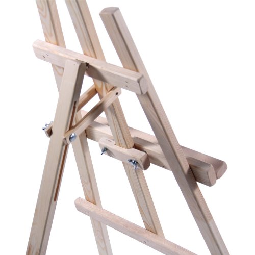 Kinderstaffelei 130cm mit Zubehör Atelierstaffelei Standstaffelei Dreifuss Stand Holzstaffelei - 3