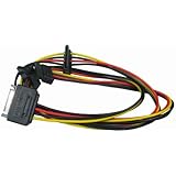 rhinocables® SATA Serial ATA Power Splitter lead 1 Male to 3 Way Female Triple Output Cable E1114