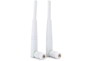 CCYLEZ Dual Band WiFi Antenna, 4DBi High Gain Antenna, Omni-Directional Wireless Antenna with RP-SMA Connector for Wireless Network Router, USB Adapter, IP Camera