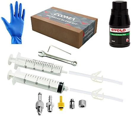 Bleed Kit for TEKTRO hydraulic cycle brakes plus 125ml MINERAL OIL