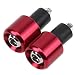 Produktbild 2 x LENKERGEWICHTE Lenker scooter Stabilisatoren Lenkerenden Motorrad 7/8 22 mm rot