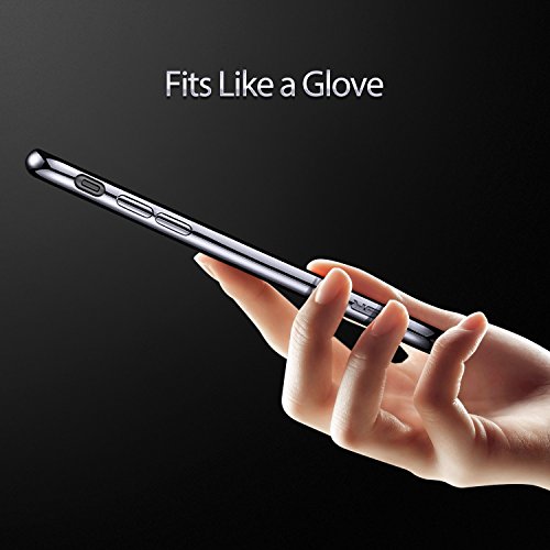 Funda iPhone 8 Plus  7 Plus  ESR Funda Transparente Suave TPU Gel  Ultra Fina   Protecci  n a Bordes y C  mara   Compatible con Carga Inal  mbrica  Enjaca Perfecta para Apple iPhone 7 Plus Nuevo iPhone 8 Plus 5 5  2017 -Negro