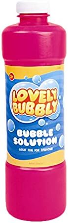 Giant Bubbles Solution Bottle Top up for any Bubble machine or Toys, Child safe Ideal for Sensory Rooms, Pink, 945ml