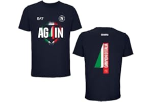 SSC NAPOLI T-Shirt Celebrativa Campioni d'Italia 24/25 SR T-Shirt Unisex - Adulto (Pacco da 1)
